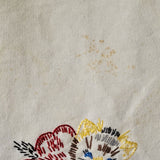 stitched cats with roses wall hanging - EMBER & THREAD