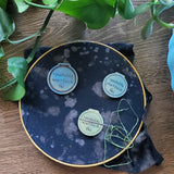 laser engraved wood needle minders